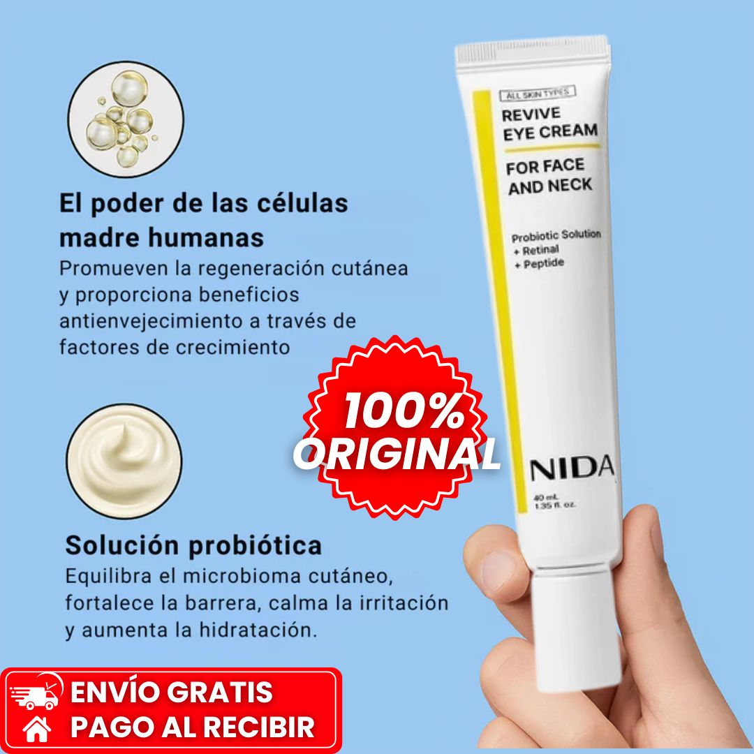 NIDA KOREANA™: Crema dermatológica antiedad con rejuvenencedor y antiojertas.