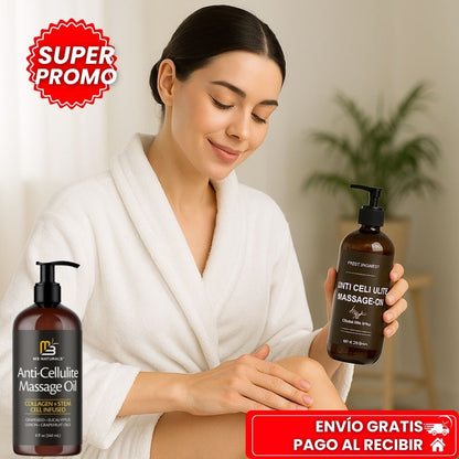 ANTICELULITIS OIL™: Aceite Anticelulitis con Células Madre y Colágeno Activo