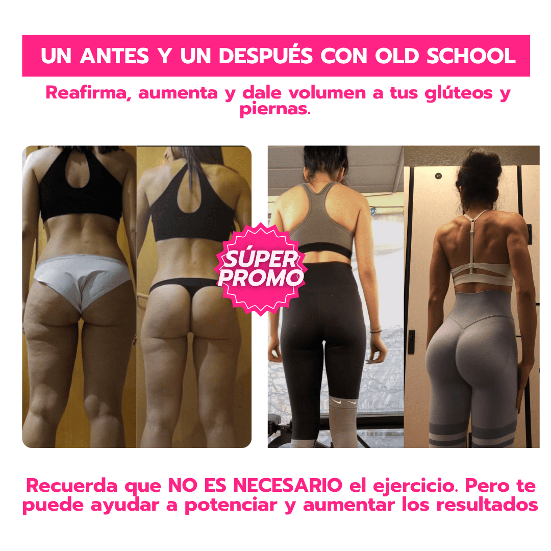 CREATINA MONOHIDRATADA OLD SCHOOL ORIGINAL - Aumenta glúteos y piernas en 3 semanas