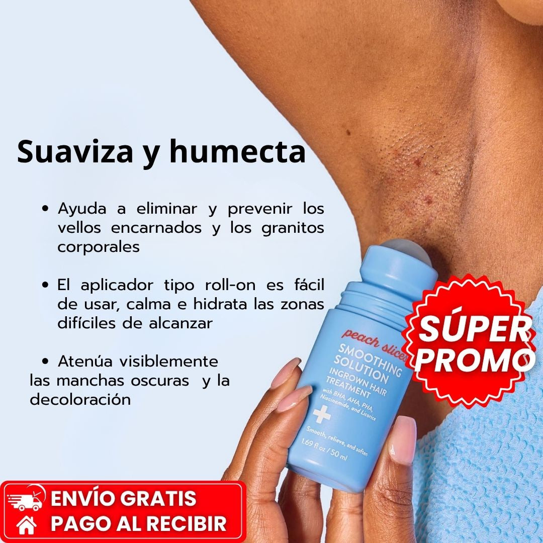 PEACH SLICES™: Exfoliante para Vellos Encarnados y Granitos con Efecto Suavizante y Calmante