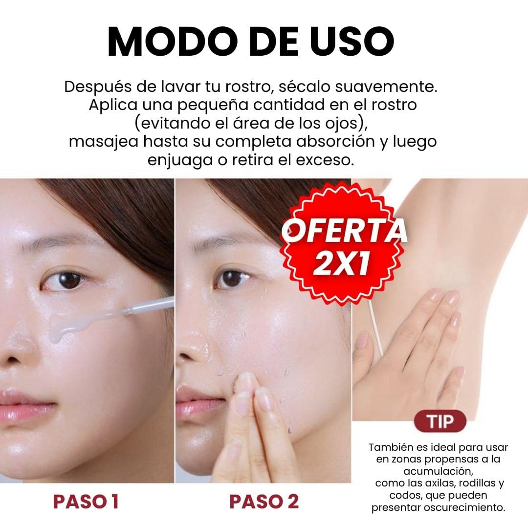 OFERTA 2X1 Dr. Melaxin™: Exfoliante para Cara y Axilas con Efecto Iluminador y Renovador Tienda Colombia 🇨🇴