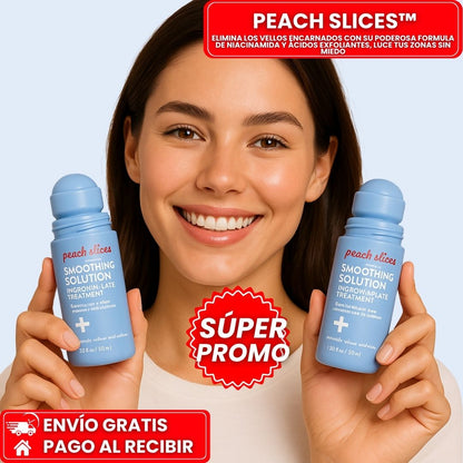 PEACH SLICES™: Exfoliante para Vellos Encarnados y Granitos con Efecto Suavizante y Calmante